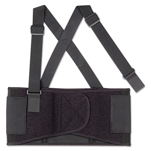 ProFlex 1650 Economy Elastic Back Support Brace, Small, 25" to 30" Waist, Black, Ships in 1-3 Business Days