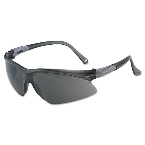 V20 Visio Safety Glasses, Black Frame, Black Indoor/Outdoor Lens