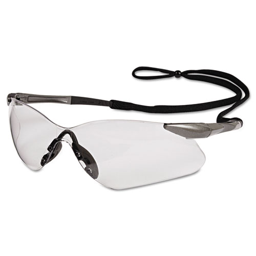 V30 Nemesis VL Safety Glasses, Gunmetal Frame, Clear Lens