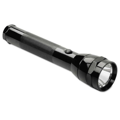 6230015133306, Smith and Wesson Aluminum Flashlight, 2 D Batteries (Sold Separately), Black