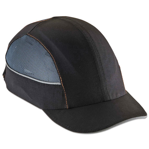 Skullerz 8960 Bump Cap with LED Lighting, Short Brim, Navy, Ships in 1-3 Business Days