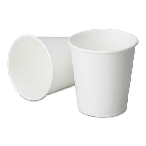 7530006414517, SKILCRAFT, Hot Beverage Cups, 12 oz, White with Logo, 1,000/Box