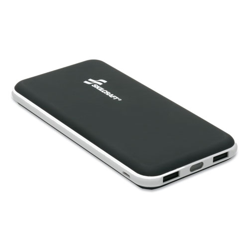 6140016728906 SKILCRAFT Portable Power Pack, USB, 6,000 mAh, Black