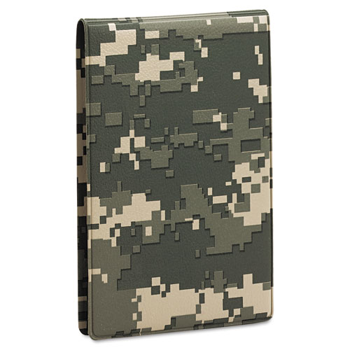 7510015574970 SKILCRAFT Pocket Padfolio w/Memo Book, 4 x 6, Camouflage, Dozen