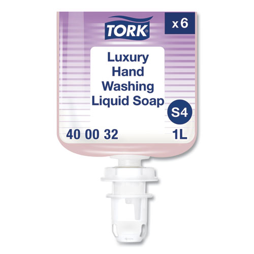 Luxury Liquid Soap, Soft Rose Scent, 1L Refill, 6/Carton