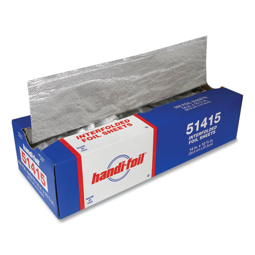 Interfolded Foil Sheets, 14 x 10.75, 6/Carton