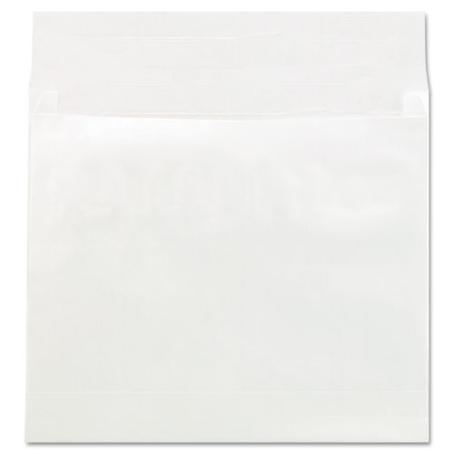 Deluxe Tyvek Expansion Envelopes, Open-Side, 4" Capacity, #15 1/2, Square Flap, Self-Adhesive Closure, 12 x 16, White, 50/CT